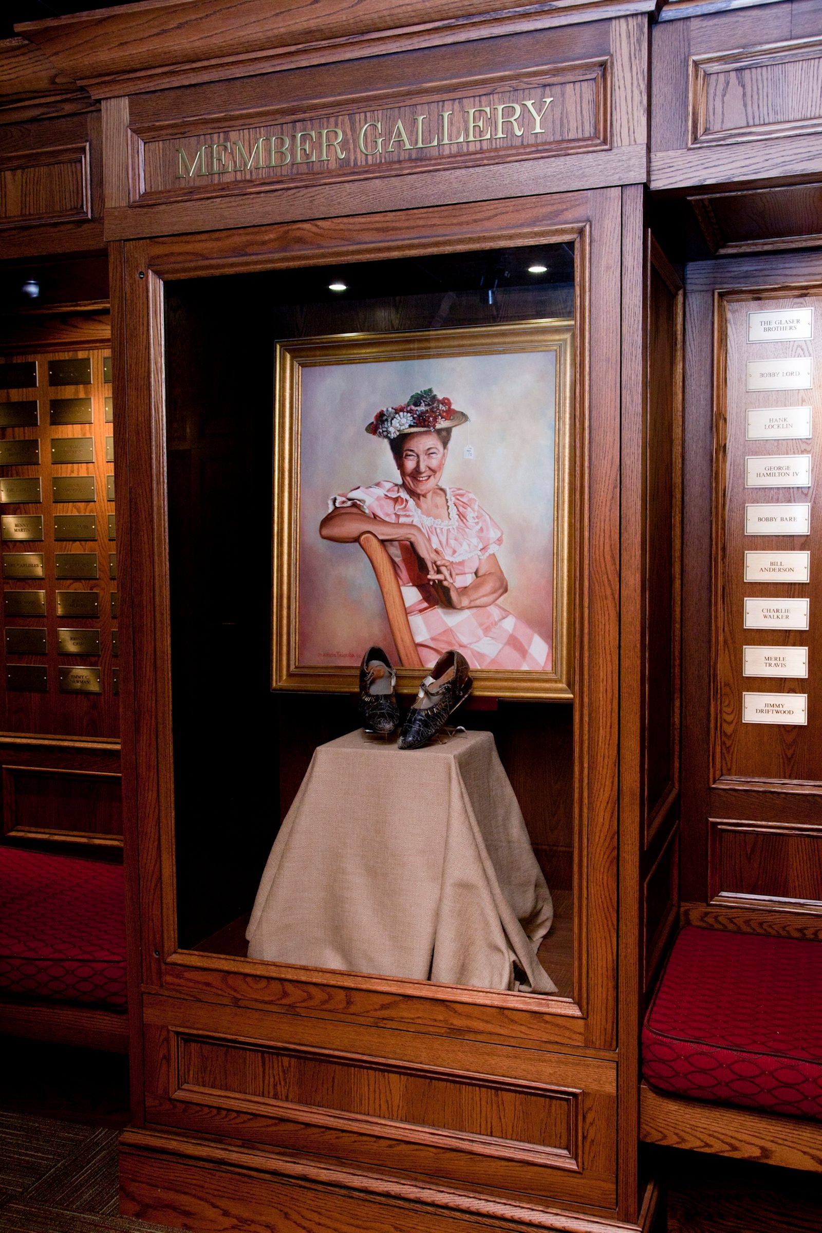 Image may contain Minnie Pearl Person Face Head and Indoors