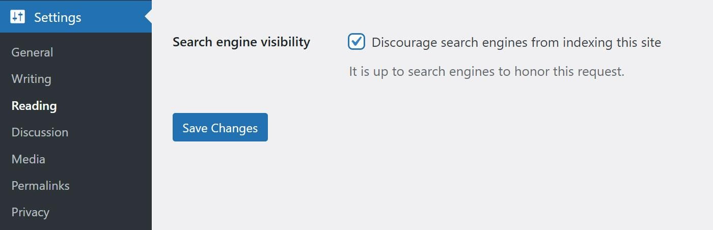 WordPress-Migration-Checklist-Search-Engine-Visibility-Setting