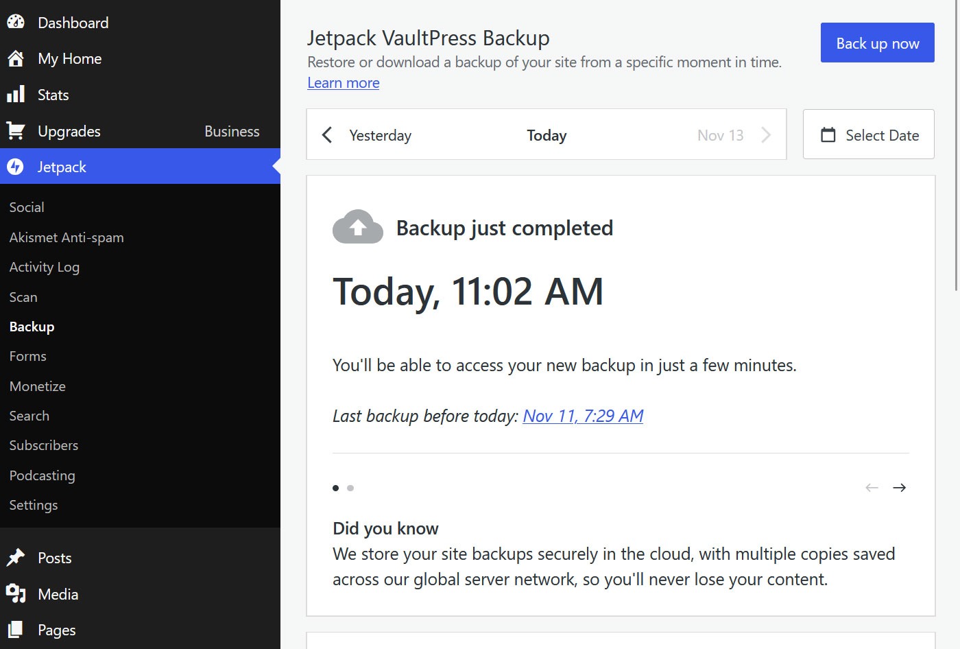 Image: WordPress-Migration-Checklist-Jetpack-VaultPress-Backup