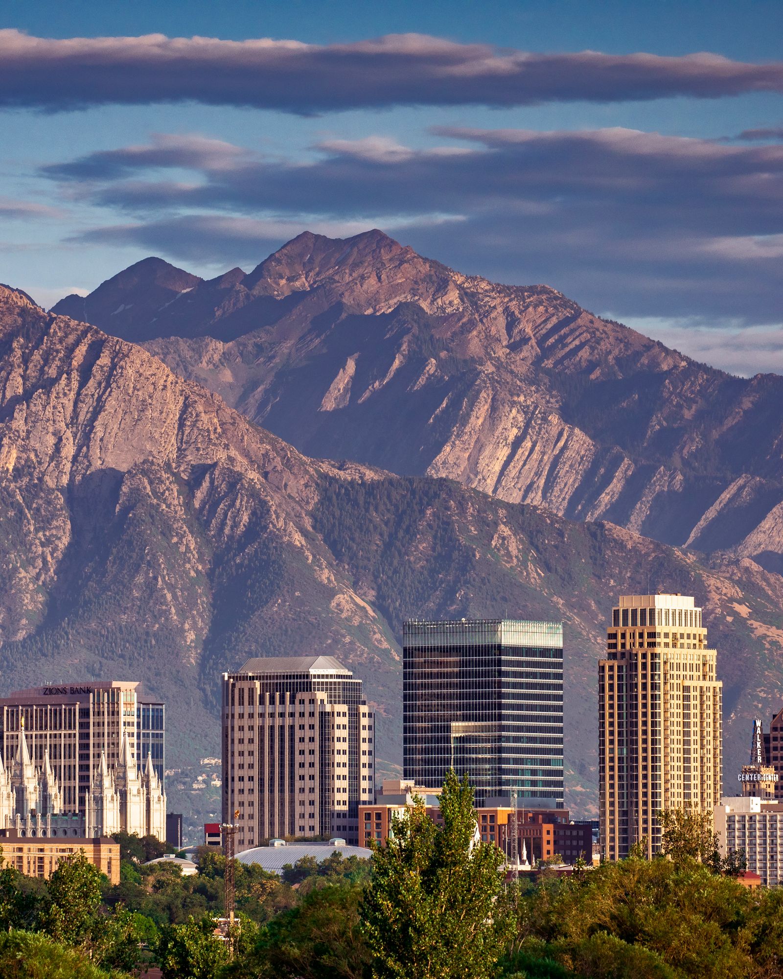 Downtown Salt Lake City skyline