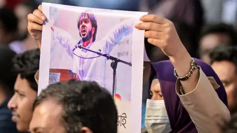 Violence breaks out in Bangladesh after death of youth protest leader