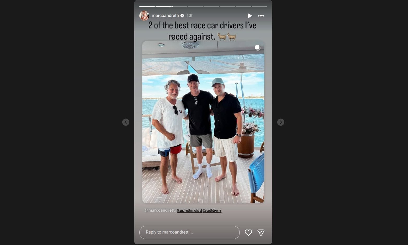 Image credits: Instagram/@marcoandretti