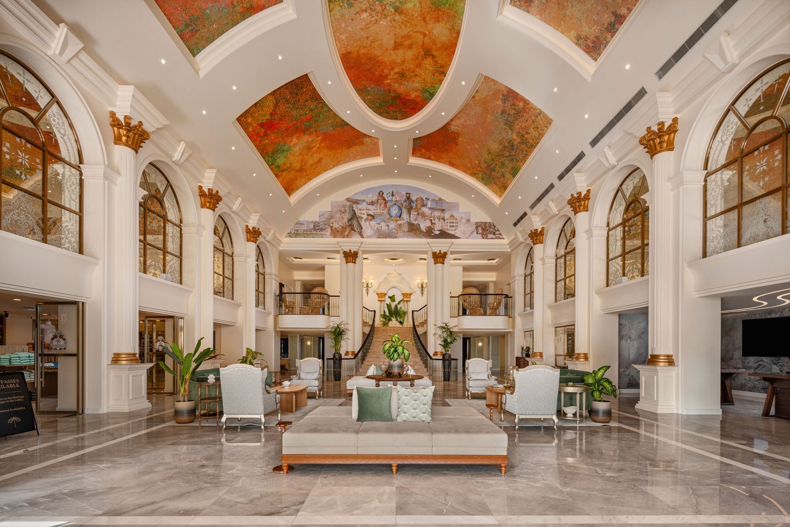 British Colonial Hilton's lobby