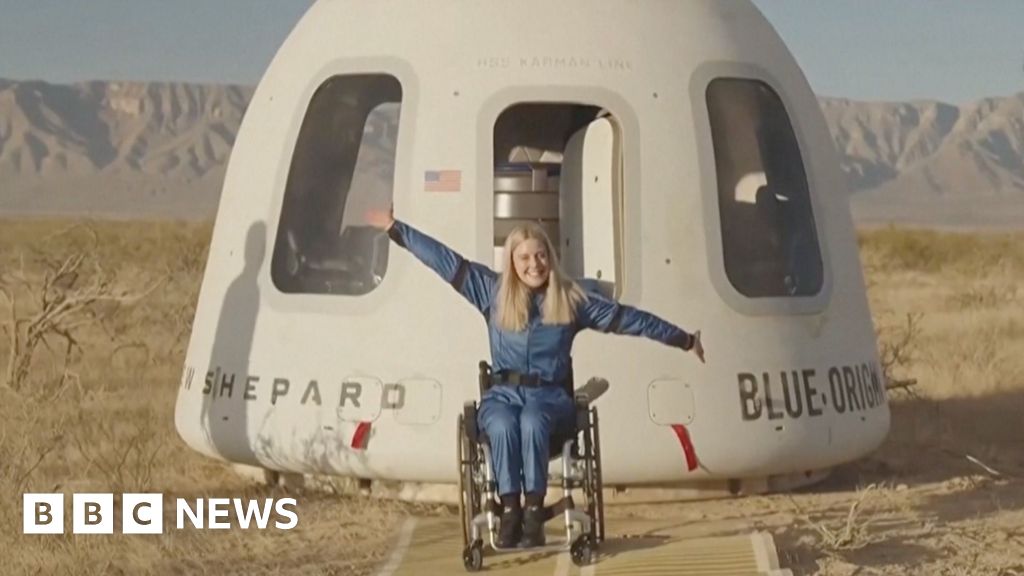 Engineer becomes first wheelchair user to go to space