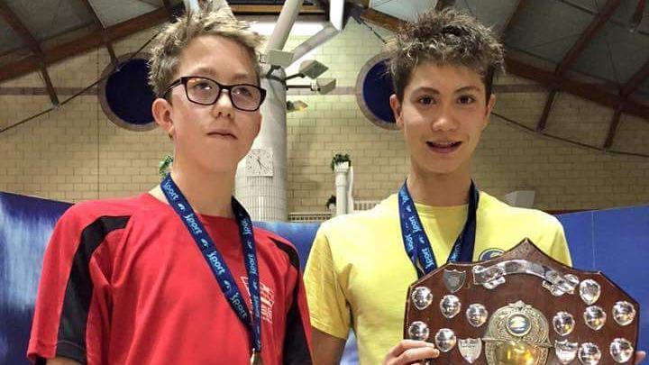 Daniel Wiffen and Jack McMillan as teenagers