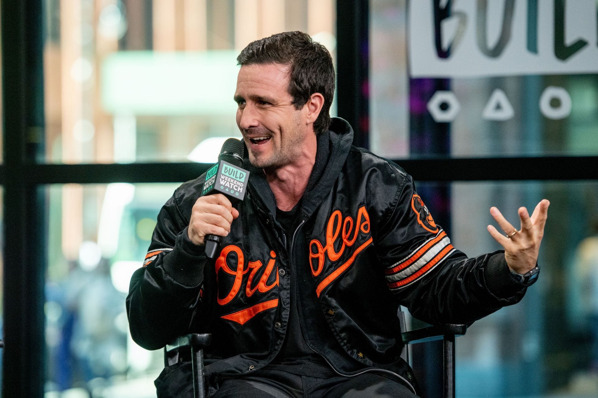 James Ransone at Celebrities Visit Build - October 12, 2018 - Source: Getty