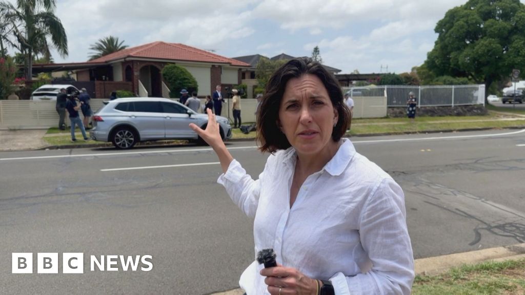 BBC reports from Bondi gunmen’s suburban house