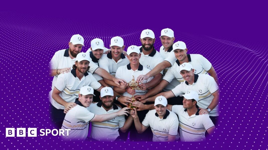 Team Europe voted BBC Sports Personality Team of the Year