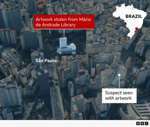 Thieves snatch eight Matisse artworks from library in Brazil