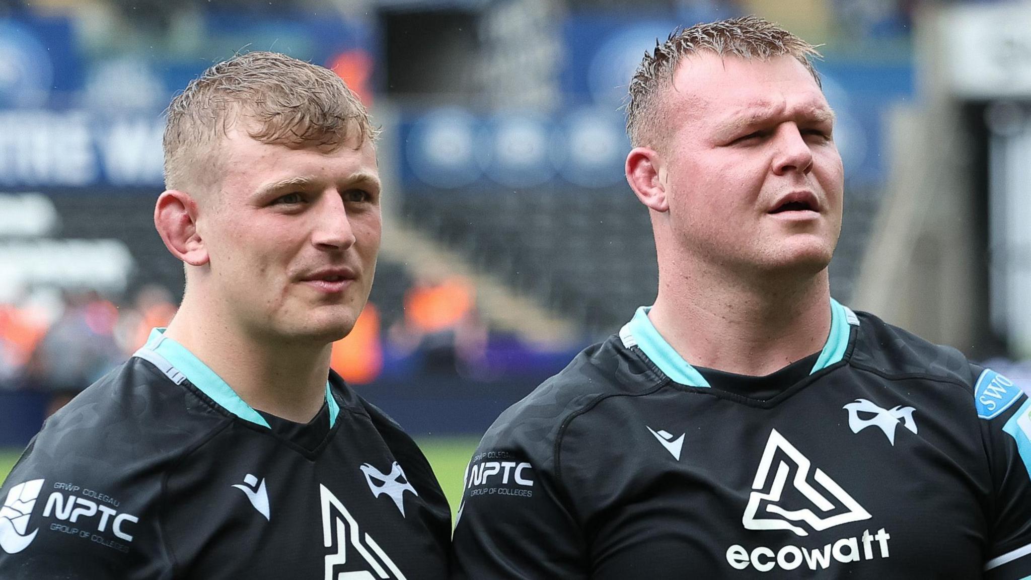 Jac Morgan and Dewi Lake were Wales' co-captains at the 2023 World Cup in France