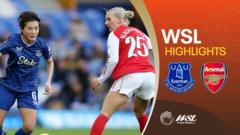 Russo scores on 100th WSL appearance as Arsenal beat Everton