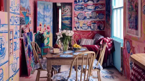 ‘I let loose’ – artist transforms her entire house