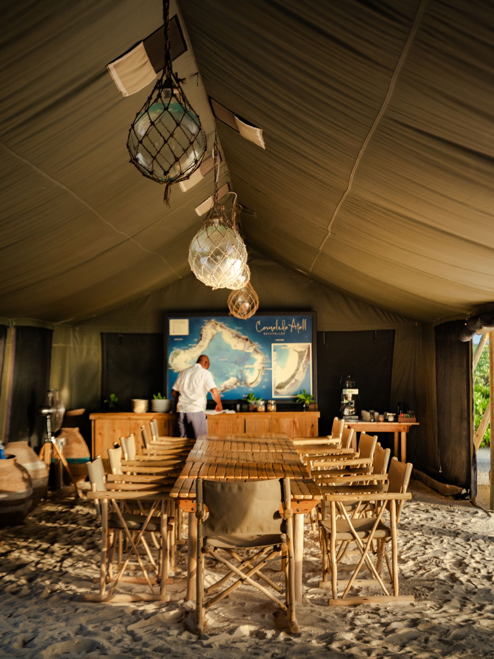 Image may contain Dining Table Furniture Table Architecture Building Dining Room Indoors Room and Interior Design