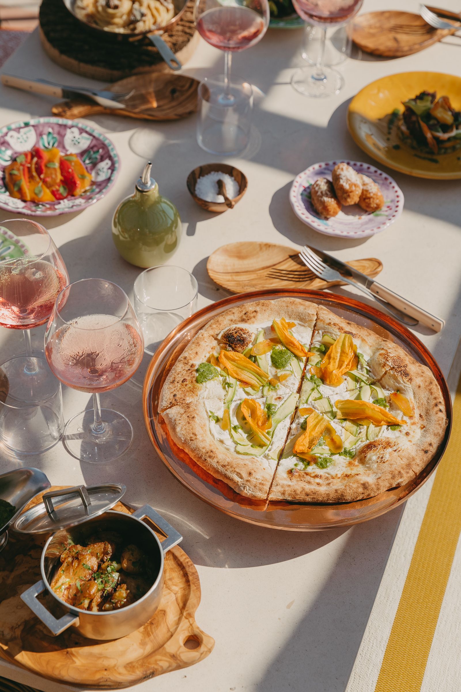 Image may contain Brunch Food Food Presentation Pizza and Plate