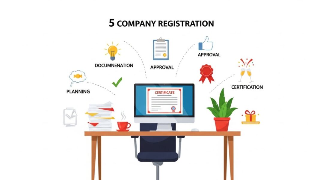 Successful Certificate Company Registration in 5 Easy Steps