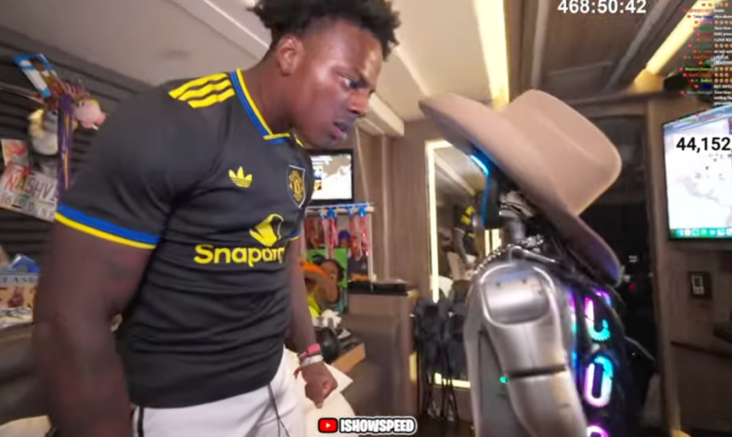 Creator IShowSpeed sued for allegedly punching, choking viral humanoid Rizzbot