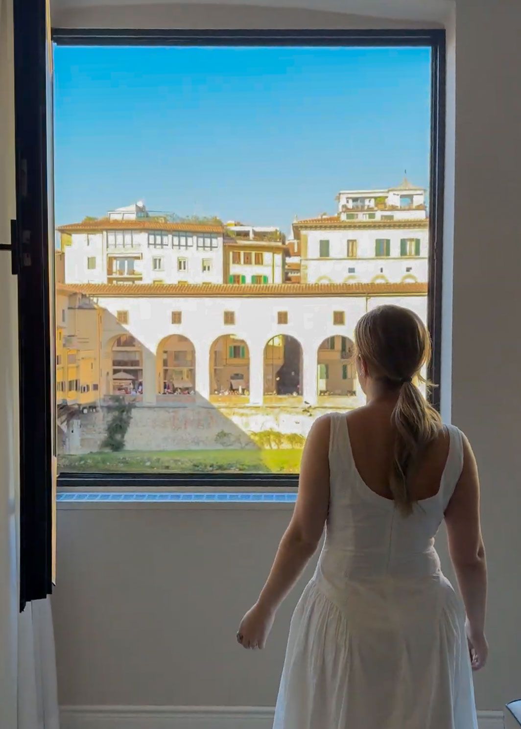 Image may contain Person Landmark and Bridge