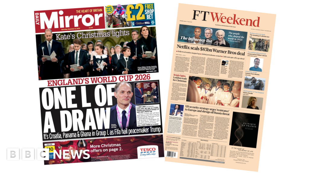 The Papers: ‘Netflix seals $85bn Warner Bros deal’ and ‘One L of a draw’