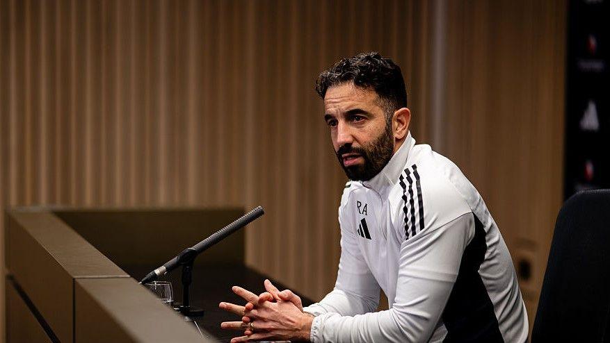 Manchester United head coach Ruben Amorim