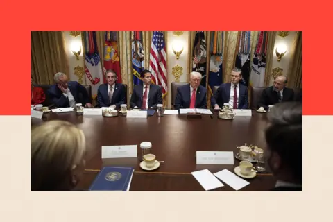 How divides emerged at the heart of Trump’s Maga world