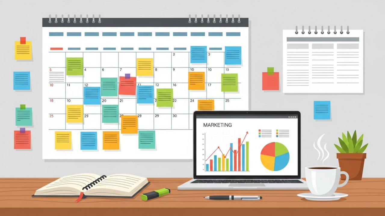 Examples of Marketing Campaign Calendar Templates