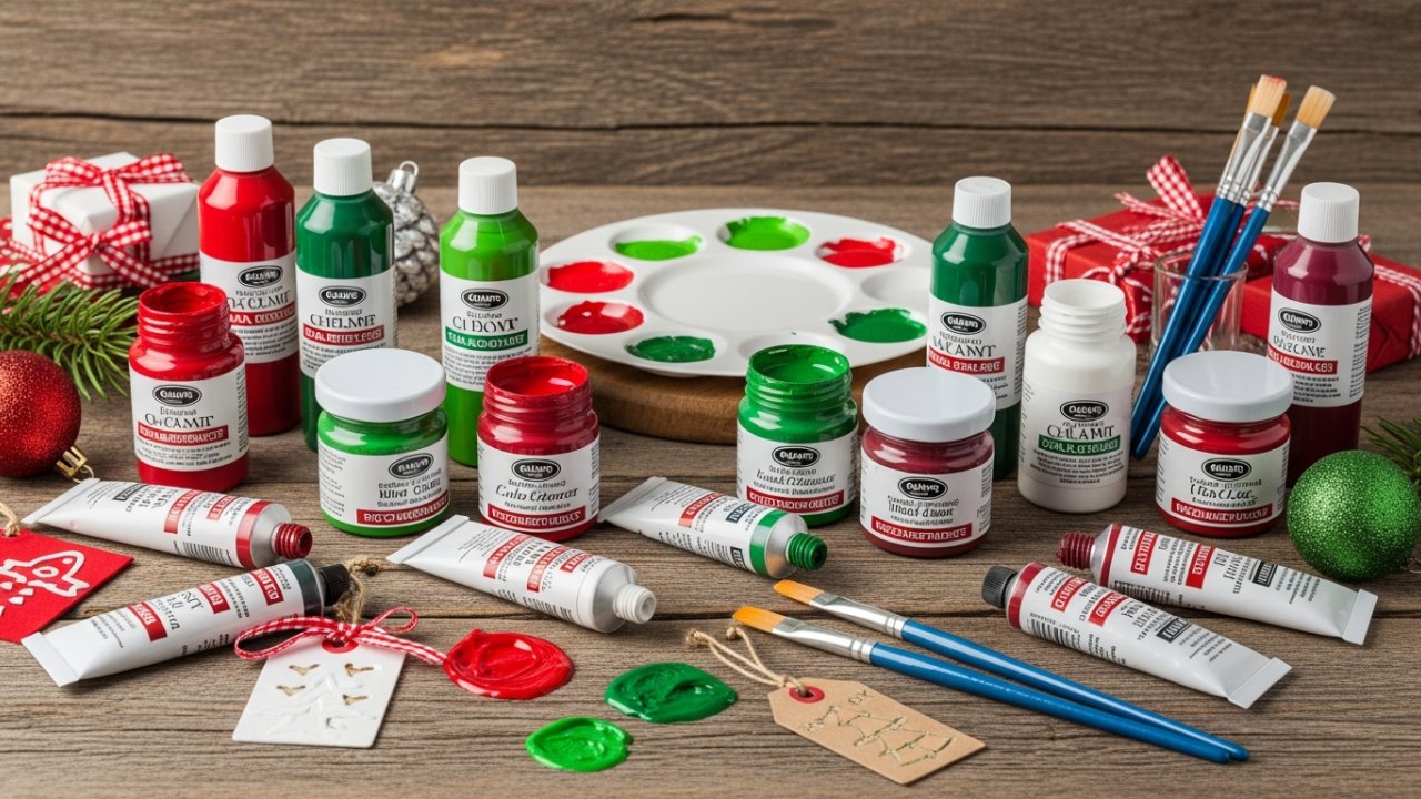 Paint Types and Colors for Christmas