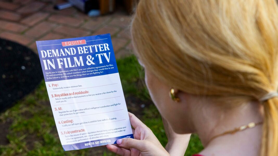 Actors vote for strike action over AI concerns