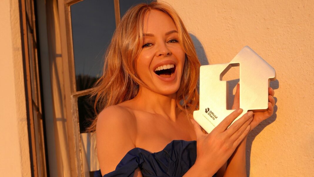 Kylie Minogue secures Christmas number one spot