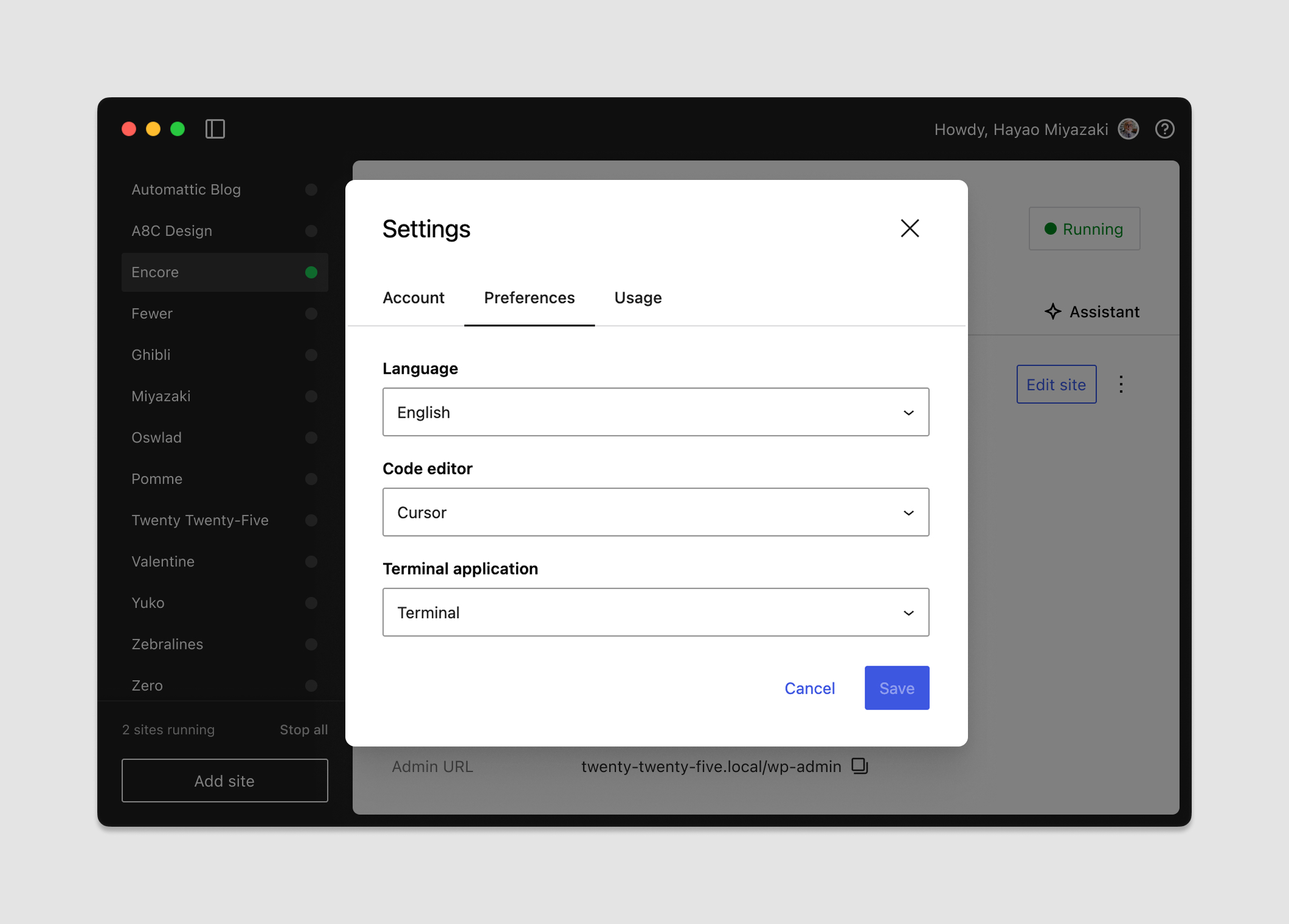 Choose your preferred code editor and terminal app.