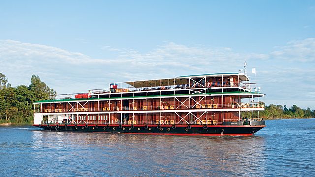 Image may contain Transportation Vehicle Boat Housing Architecture Building and Monastery