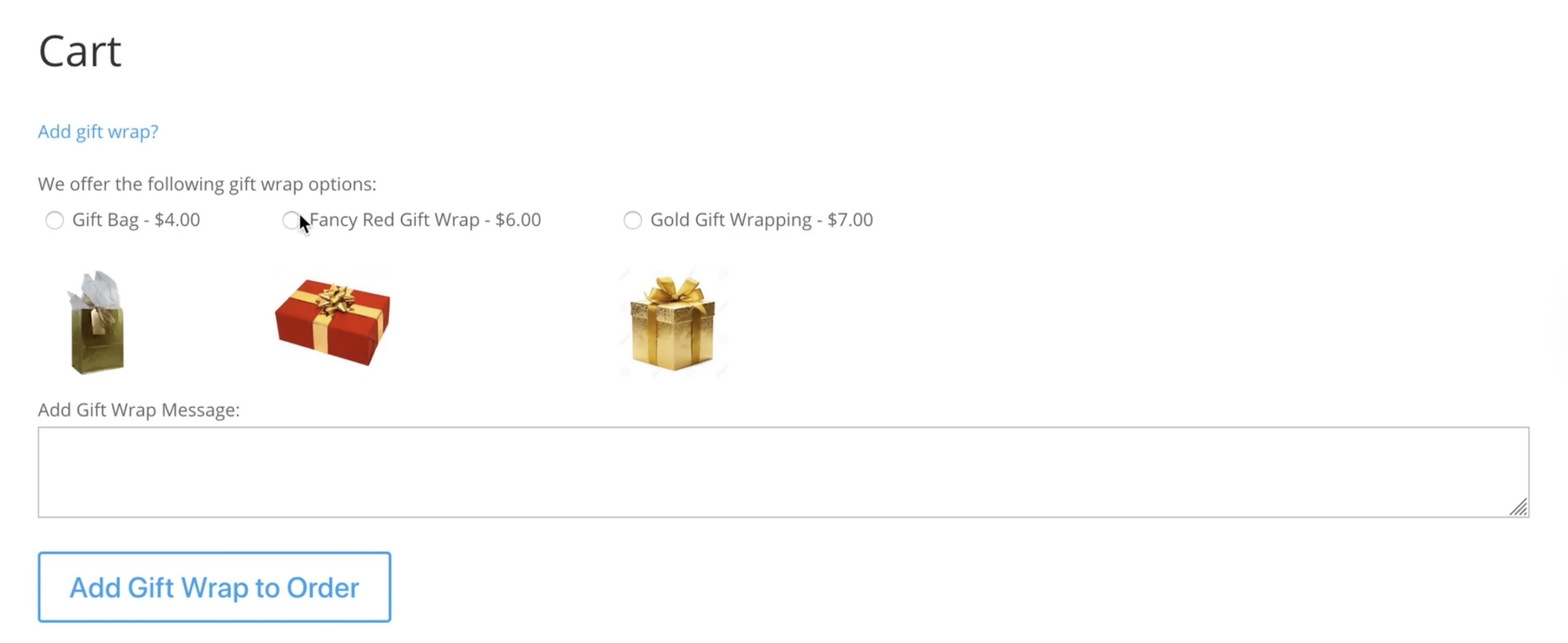 WooCommerce Gift Wrapper