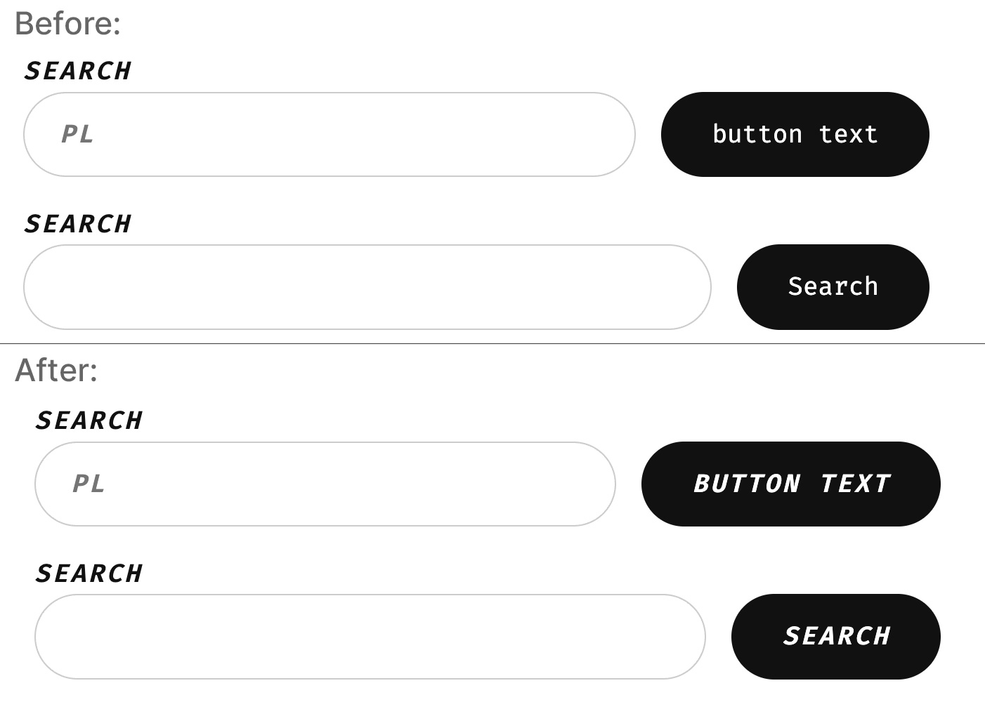 WordPress 6.9 Button-Inheritance Before After